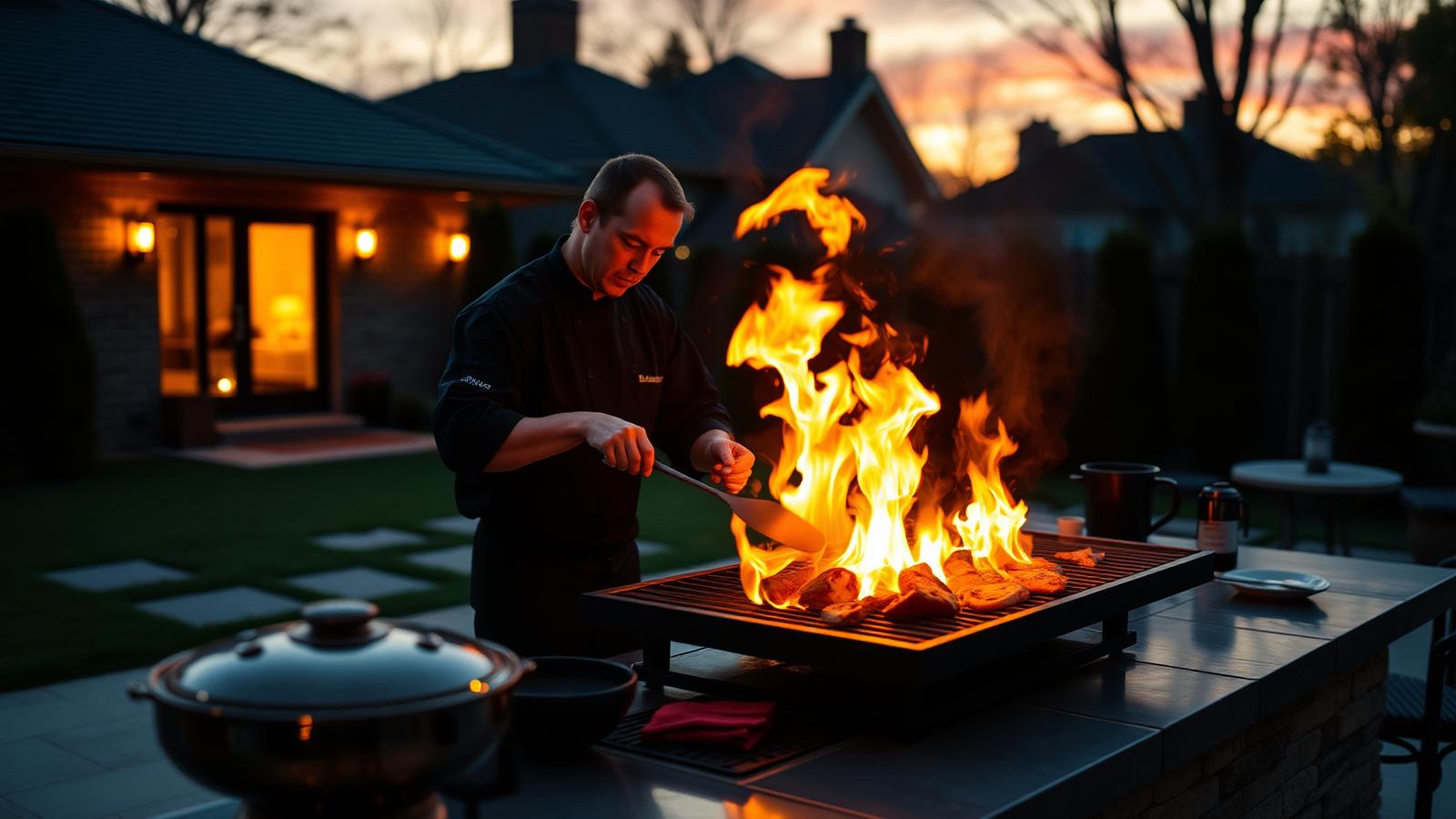 Private hibachi chef performing hibachi in New Jersey